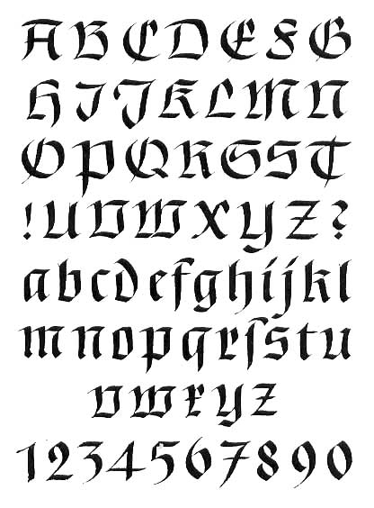 Эскизы тату готический шрифт Эскизы тату готический шрифт
